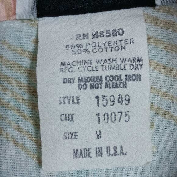 Vintage California Connection Inc. Shirt Size Medium Stars and Moons Buton Down - Picture 7 of 8